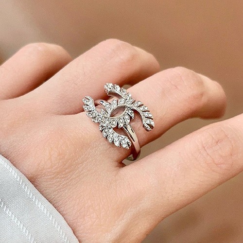 [홍콩명품.CHANEL] 샤넬 26SS 로고 CC 링 반지 (화이트골드), ET3493, 홍콩명품의류,구매대행,온라인명품