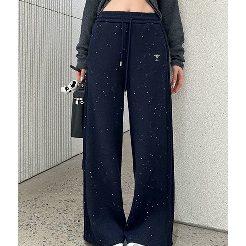 [홍콩명품,Christian Dior] 디올 26SS 로고 자수 여성 오버핏 조거 팬츠 바지 (2컬러), BM25084, TBG, 레플리카의류,미러급사이트