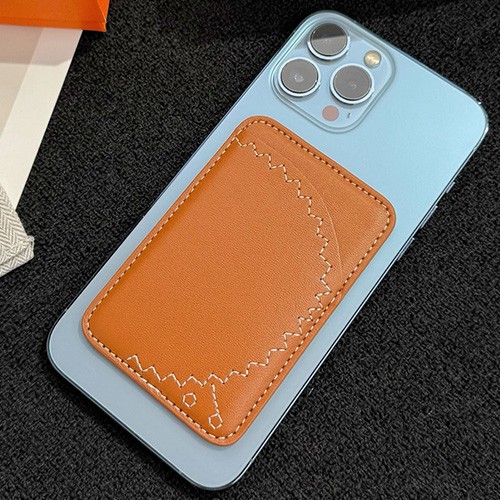 [홍콩명품.Hermes] 에르메스 26SS 로고 레더 가죽 아이폰 IPhone MagSafe (브라운), ET3527, HY, 홍콩명품의류,구매대행,온라인명품