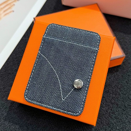 [홍콩명품.Hermes] 에르메스 26SS 로고 레더 가죽 아이폰 IPhone MagSafe (데님-블랙), ET3533, HY, 홍콩명품의류,구매대행,온라인명품