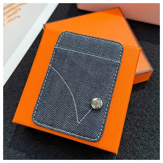 [홍콩명품.Hermes] 에르메스 26SS 로고 레더 가죽 아이폰 IPhone MagSafe (데님-블랙), ET3533, HY, 홍콩명품의류,구매대행,온라인명품
