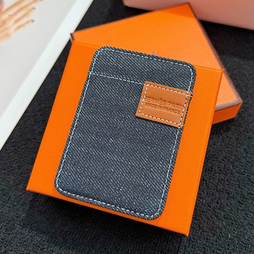 [홍콩명품.Hermes] 에르메스 26SS 로고 브라운 레더 가죽 아이폰 IPhone MagSafe (데님-블랙), ET3534, HY, 홍콩명품의류,구매대행,온라인명품