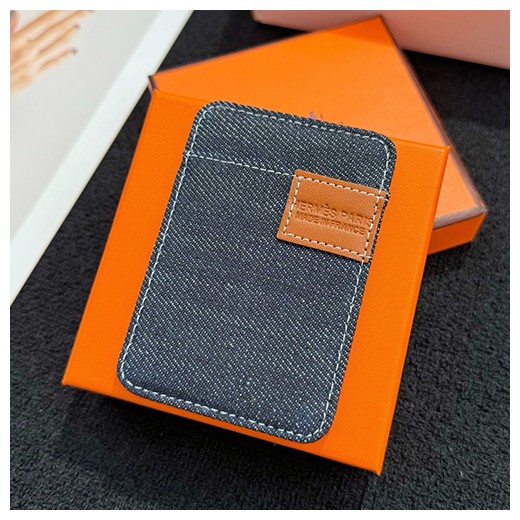 [홍콩명품.Hermes] 에르메스 26SS 로고 브라운 레더 가죽 아이폰 IPhone MagSafe (데님-블랙), ET3534, HY, 홍콩명품의류,구매대행,온라인명품
