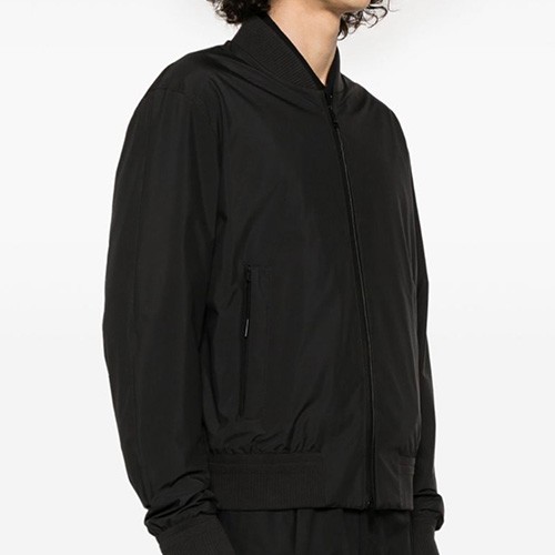 [홍콩명품.ZEGNA] 제냐 26SS 로고 V넥 봄버 자켓 (블랙), BM25107, JL, 무료배송