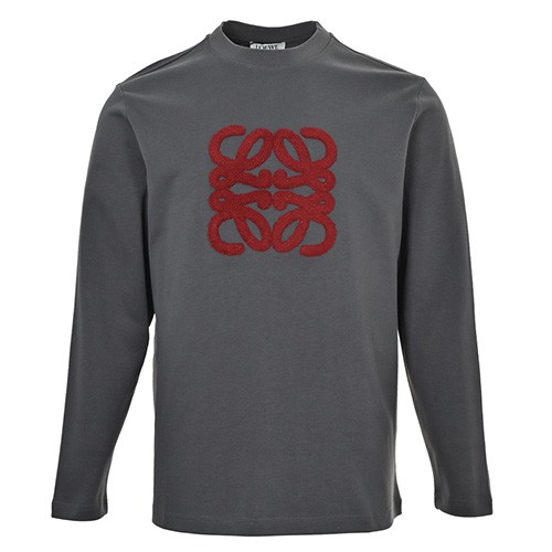 [홍콩명품.LOEWE] 로에베 26SS 로고 자수 긴팔 티셔츠 (3컬러), BM25203, KOO, 무료배송