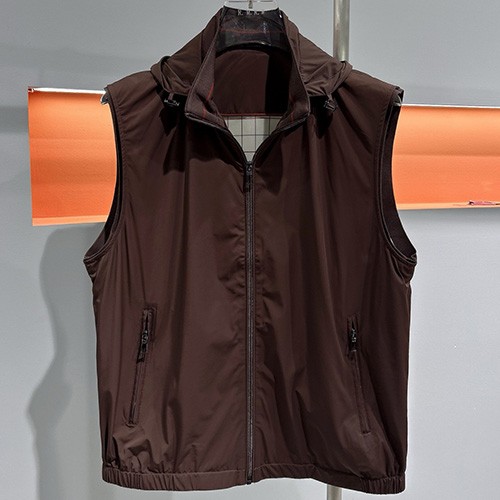 [홍콩명품.Loro Piana] 로로피아나 26SS 로고 후드 조끼 베스트 (2컬러), BM25246, G5, 무료배송