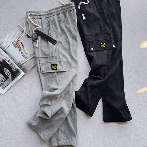 [홍콩명품.Stone Island] 스톤아일랜드 26SS 로고 코드류이 골덴 팬츠 바지 (2컬러), BM25249, KSM, 무료배송