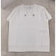 디올 로고 여성 오블리크 반팔 티셔츠 (화이트) 26SS