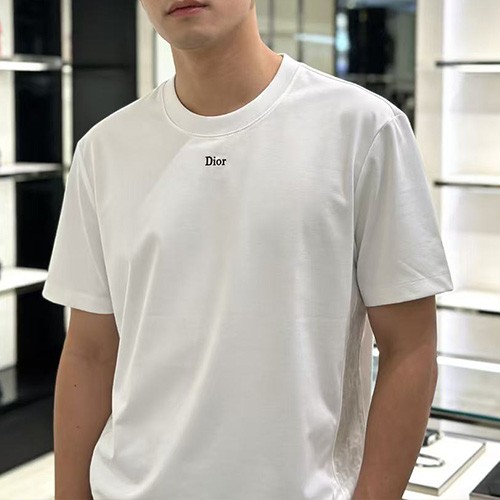 디올 로고 자수 반팔 티셔츠 (2컬러) 26SS