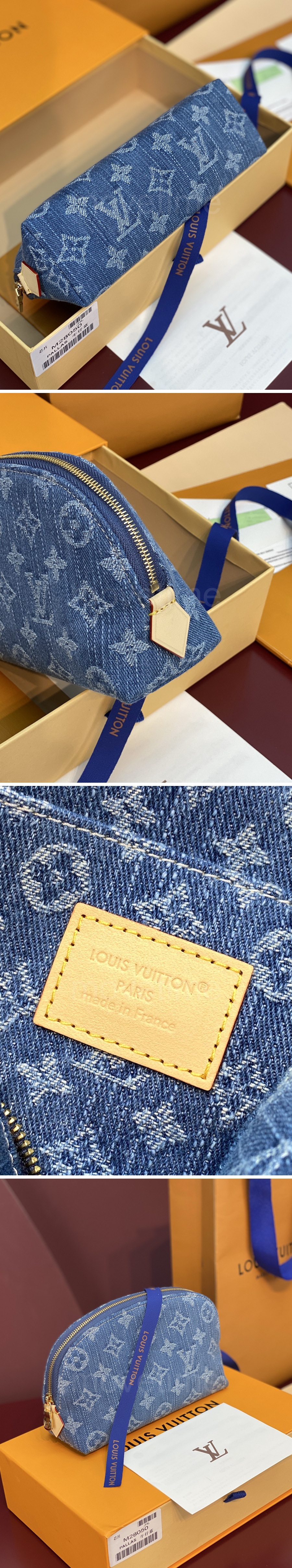 루이비통 로고 모노그램 POCHETTE 코스메틱 데님 파우치 M28050 (2컬러) 26SS 상세이미지 3