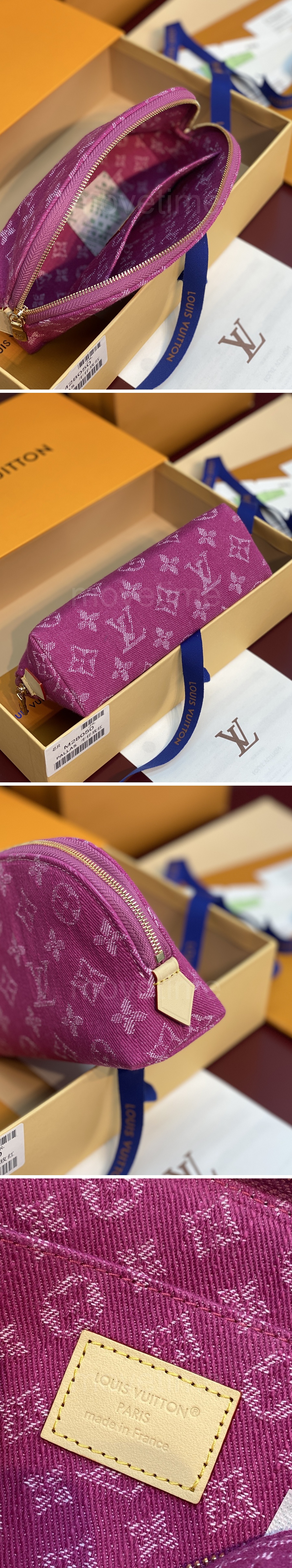 루이비통 로고 모노그램 POCHETTE 코스메틱 데님 파우치 M28050 (2컬러) 26SS 상세이미지 5