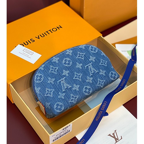 루이비통 로고 모노그램 POCHETTE 코스메틱 데님 파우치 M28050 (2컬러) 26SS
