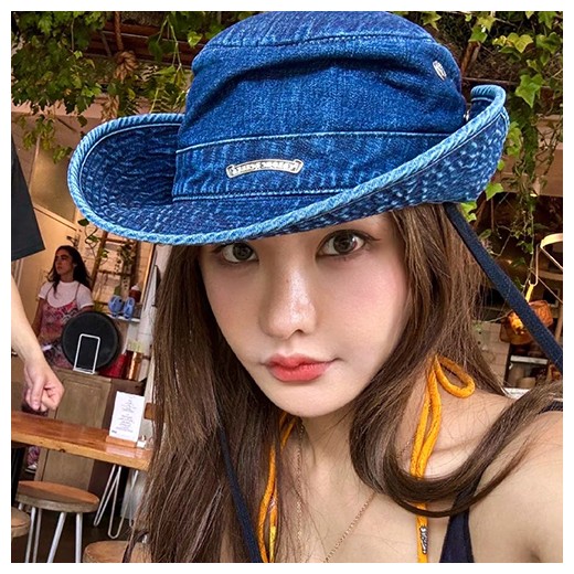 크롬하츠 데님 벙거지 모자 26SS