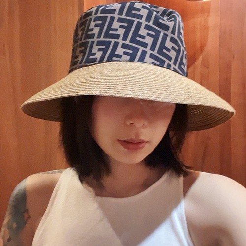 펜디 FF패턴 비치모자 벙거지 모자 26SS
