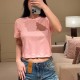 루이비통 여성 모노그램 쇼트 반팔 티셔츠 26SS