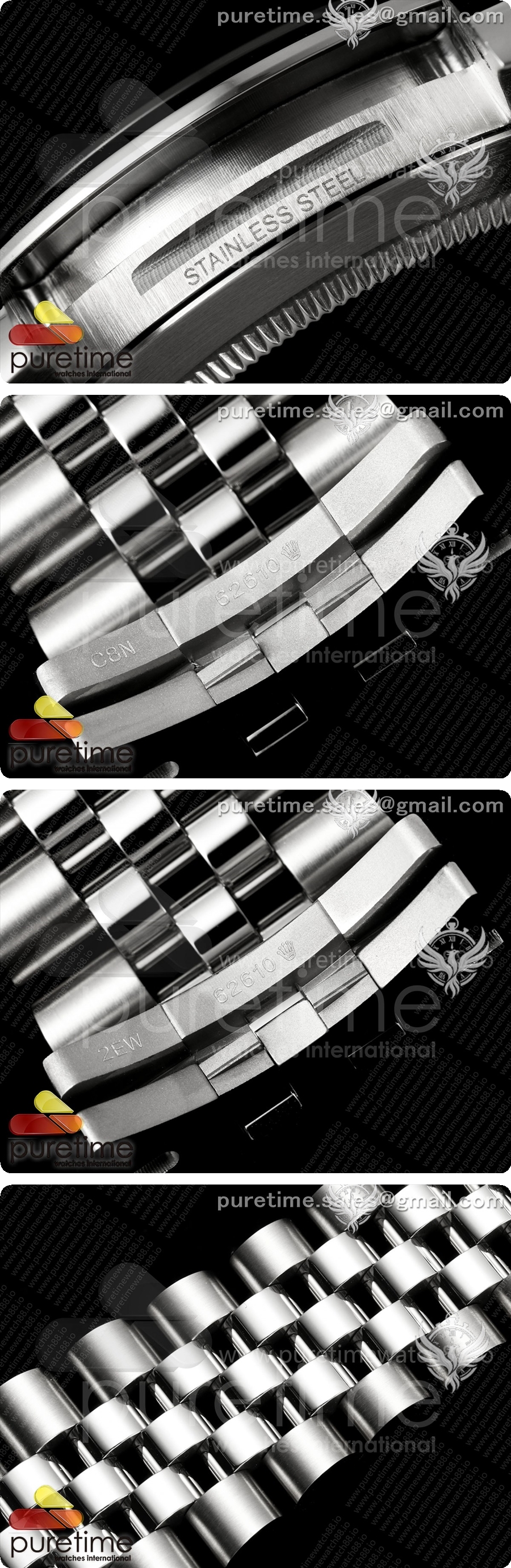 로렉스 데이트저스트 41 126300 ERF 1:1 베스트 에디션 그린 옴브레 다이얼 주빌리 브레이슬릿 JH3235 (프리 스프링) 상세이미지 9