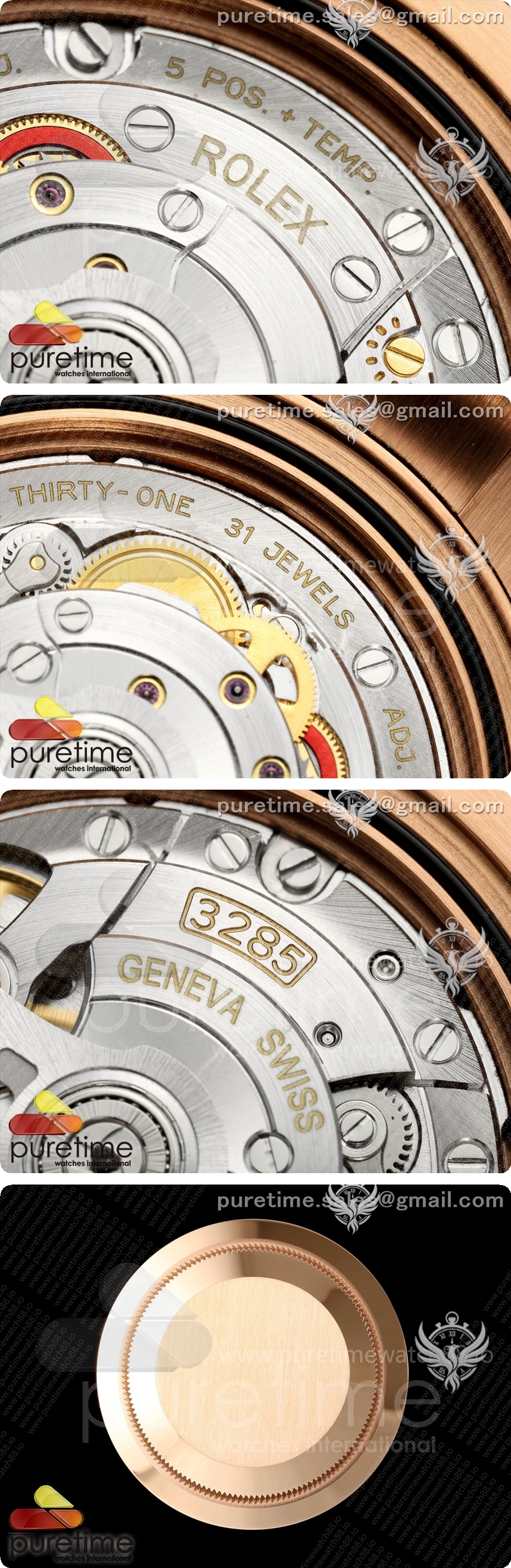 로렉스 GMT-Master II 126715 CHNR 블랙/브라운 세라믹 WF 베스트 에디션 블랙 다이얼 브레이슬릿 JH3285 CHS 상세이미지 7