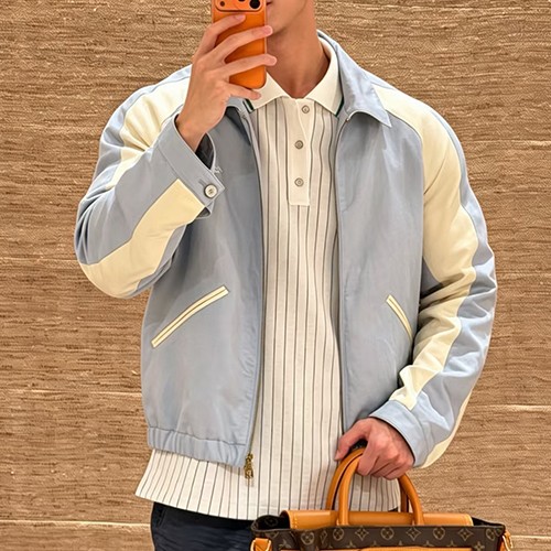 루이비통 Malletier 카라 봄버 자켓 1AK6LP 26SS