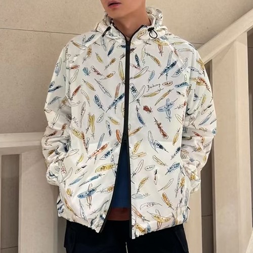 버버리 패턴 장식 후드 바람막이 자켓 26SS