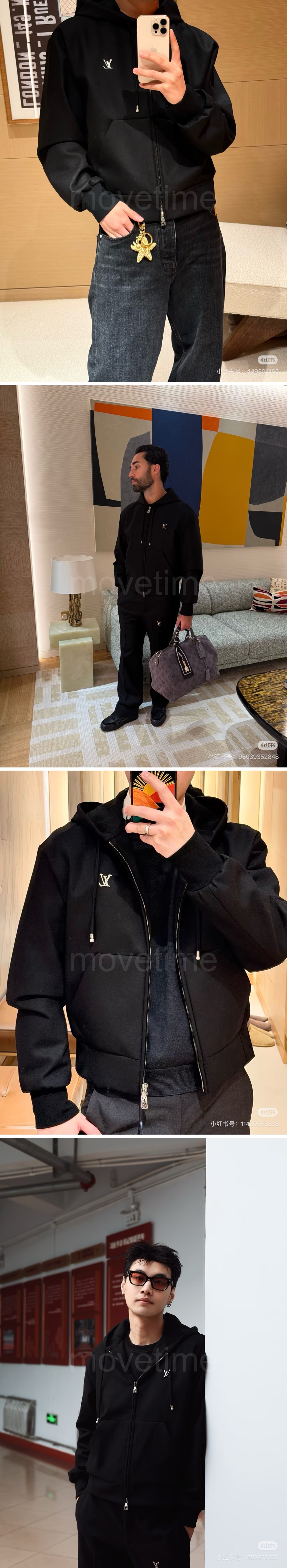 루이비통 캐시미어 후드 집업 자켓 26SS 상세이미지 2