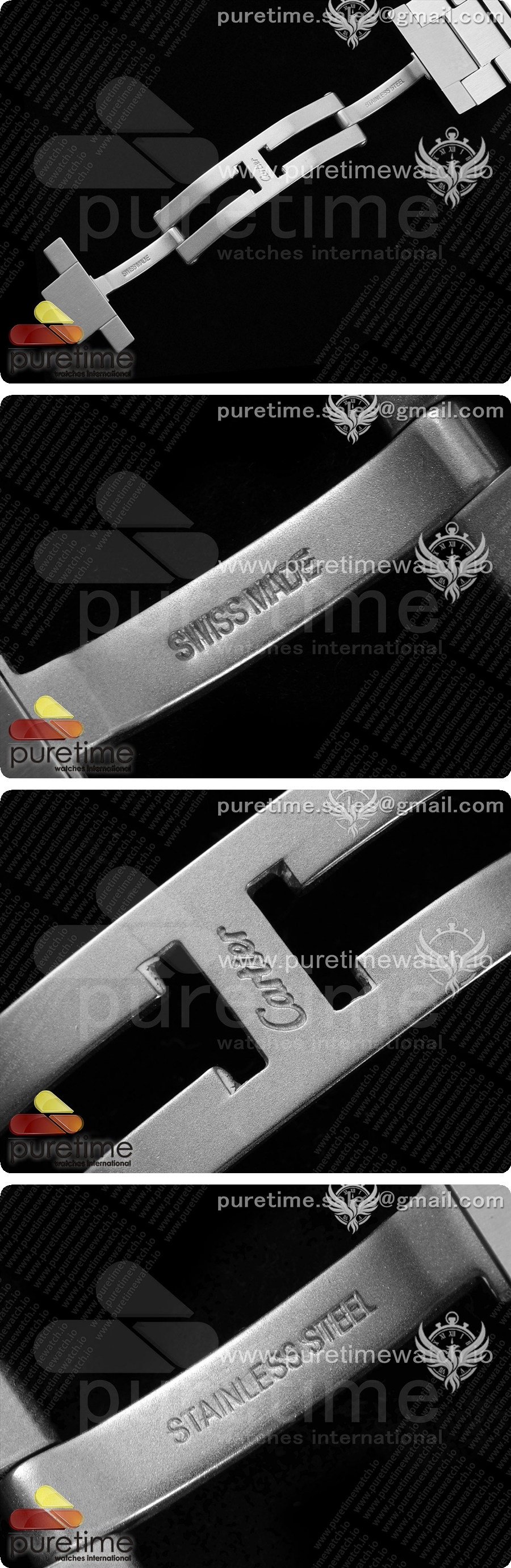 까르띠에 론드 솔로 42mm 스테인리스 스틸 AF 1:1 베스트 에디션 블루 다이얼, 스테인리스 스틸 브레이슬릿, 미요타 9015 상세이미지 9