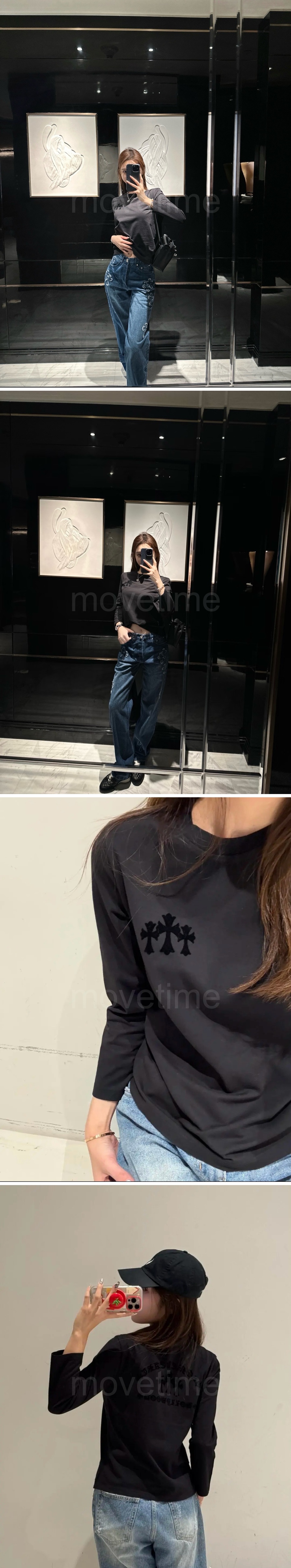 크롬하츠 남성용 긴팔티 320g, 26ss 상세이미지 8