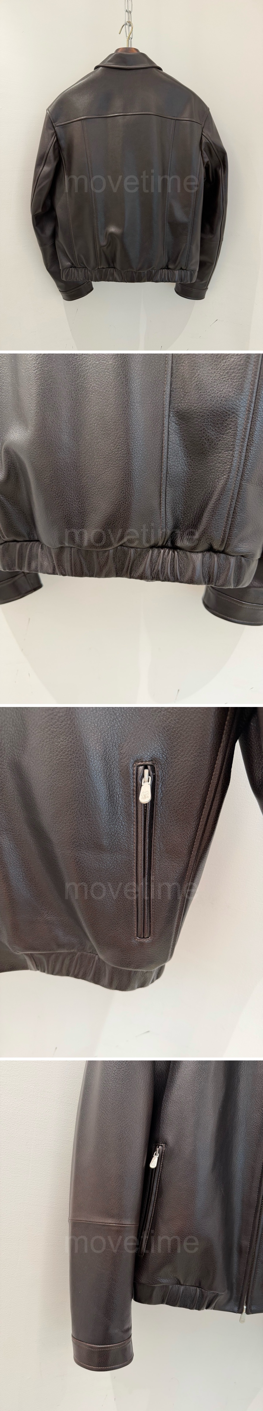 브루넬로 쿠치넬리 가을겨울 남자 램스킨레더 가죽자켓 레플리카 26ss 상세이미지 3