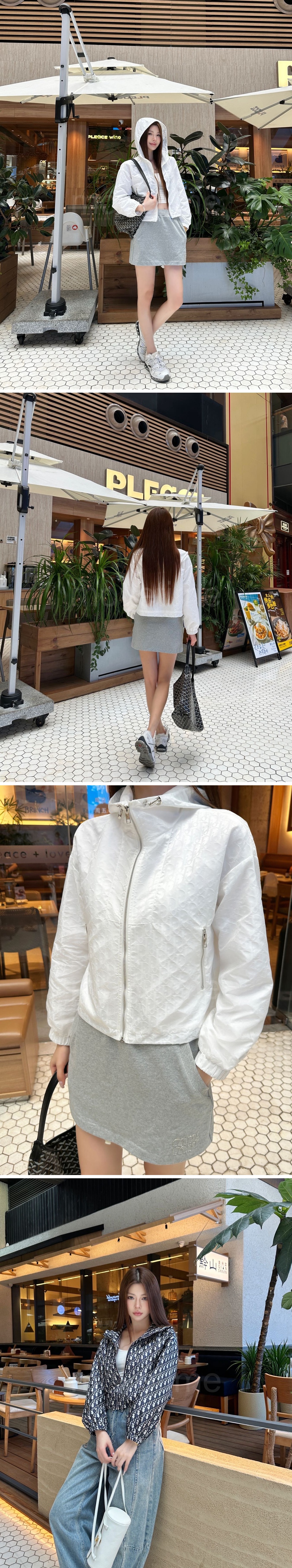 디올 여성 오블리크 후드 바람막이 자켓 26SS 상세이미지 2