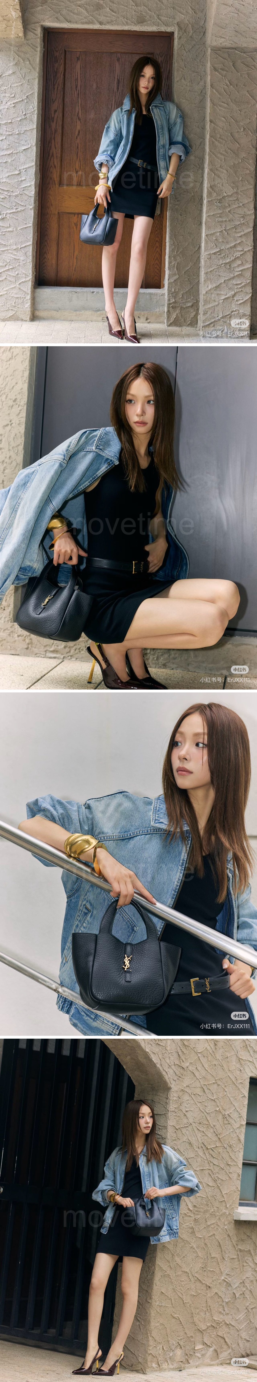 입생로랑 여성 데님 카라 자켓 26SS 상세이미지 2