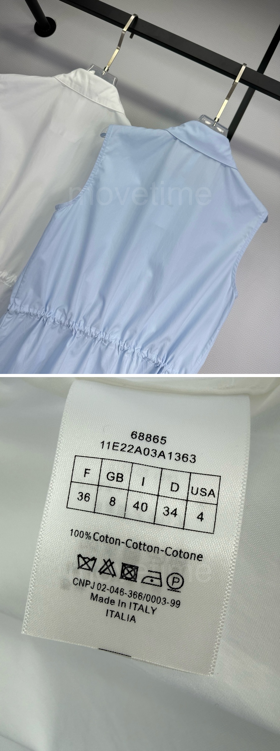디올 여성 슬리브리스 셔츠 원피스 26SS 상세이미지 5