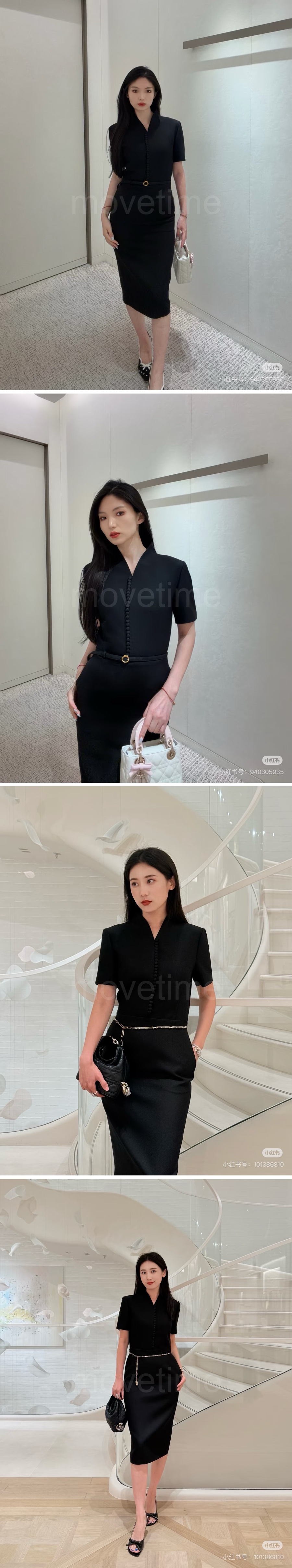 디올 여성 벨티드 반팔 원피스 26SS 상세이미지 2