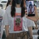 루이비통 여성 그래픽 반팔 티셔츠 26SS