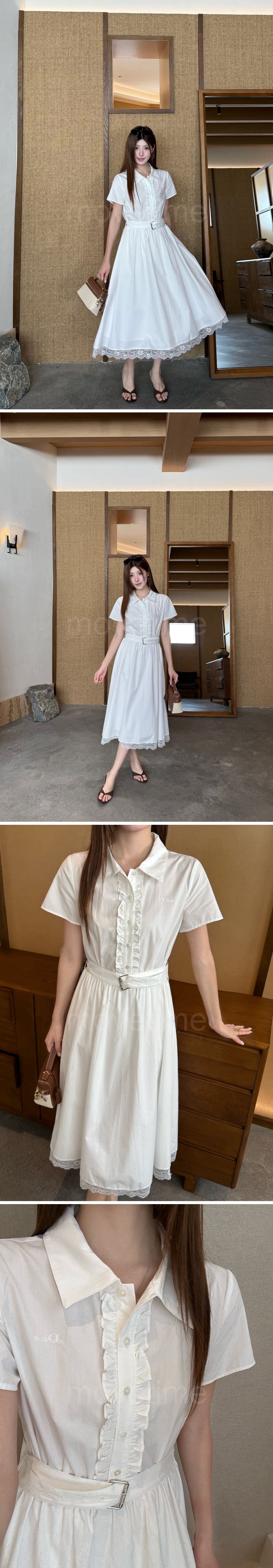 디올 여성 벨티드 반팔 원피스 26SS 상세이미지 2
