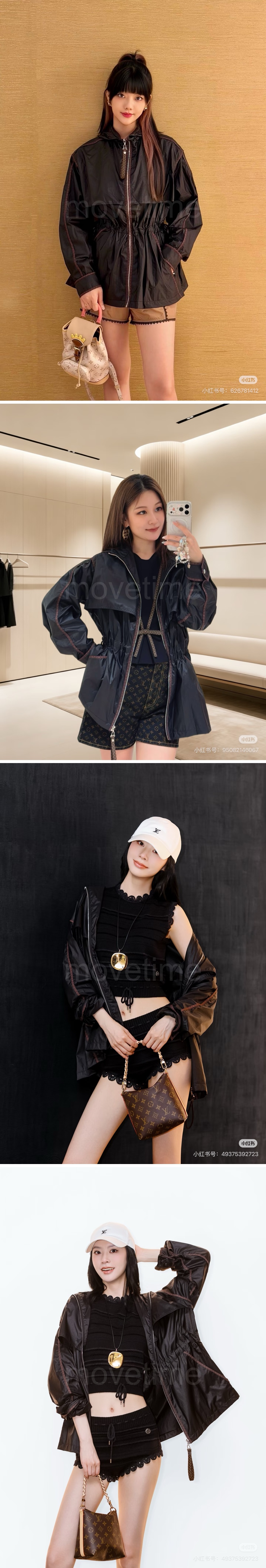 루이비통 여성 후드 바람막이 자켓 26SS 상세이미지 3