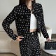 디올 여성 패턴 장식 카라 자켓 26SS