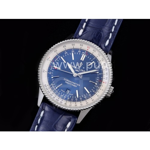 [BREITLING] 브라이틀링 네비타이머 오토매틱 41mm 블루 다이얼, 홍콩명품시계,남자워치,손목시계,메탈스트랩