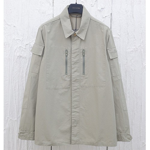 [홍콩명품.BALENCIAGA] 발렌시아가 25SS 로고 남방 셔츠 자켓 (2컬러), BM19820, KB, 홍콩명품의류,구매대행,온라인명품