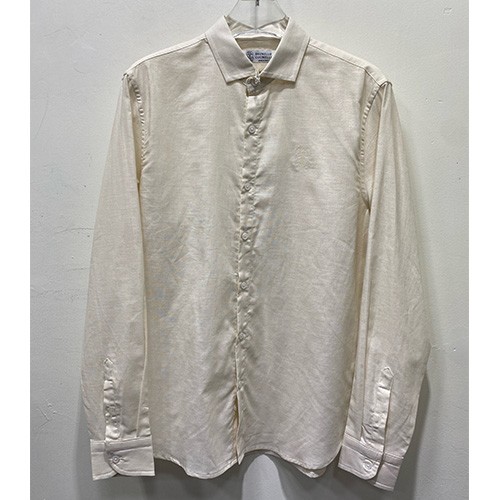 [홍콩명품.Brunello Cucinelli ] 브루넬로 쿠치넬리 25SS 로고 린넨 남방 셔츠 (2컬러), BM20015, JU, 홍콩명품의류,구매대행,온라인명품