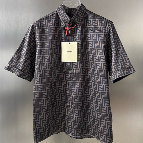 [홍콩명품,FENDI] 펜디 25SS 로고 FF패턴 반팔 남방 셔츠 (2컬러), BM20890, JU, 홍콩명품의류,구매대행,온라인명품