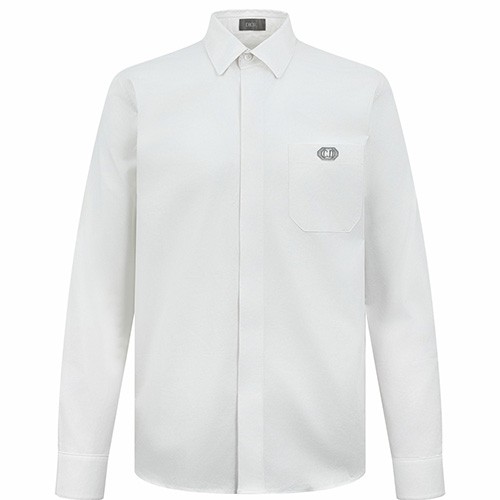 [홍콩명품,Christian Dior] 디올 26SS 로고 CD 자수 남방 셔츠 (화이트), BM24798, KK, 레플리카의류,미러급사이트