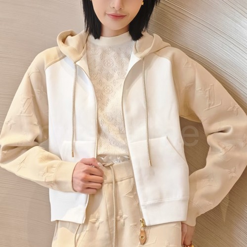 루이비통 로고 여성 모노그램 후드 집업 자켓 (2컬러) 26SS