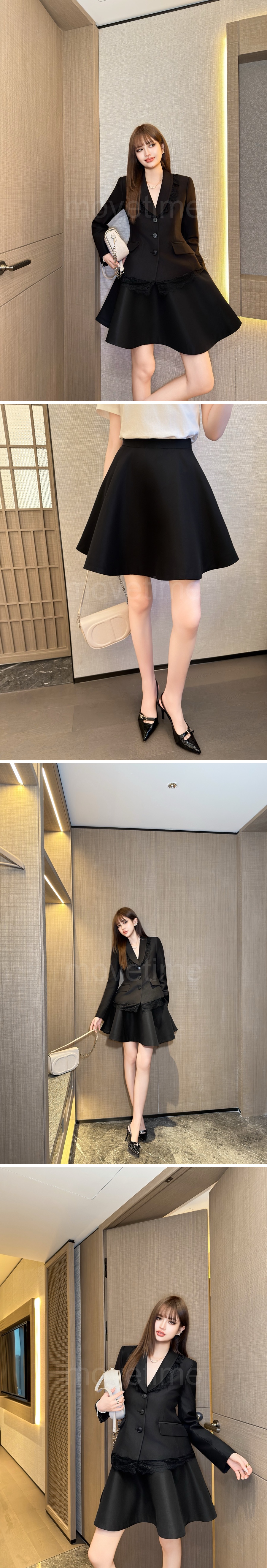 디올 여성 정장 자켓 + 미디 스커트 상하의 세트 26SS 상세이미지 2