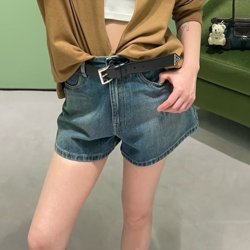 프라다 여성 데님 쇼츠 반바지 핫팬츠 26SS