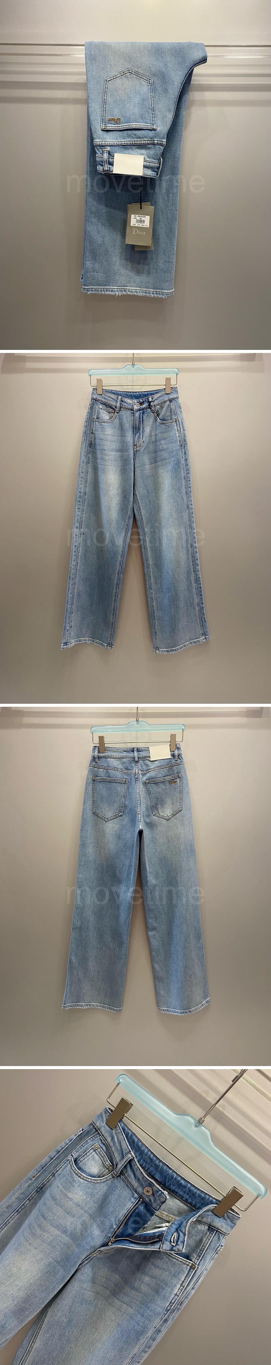 디올 여성 오버핏 데님 팬츠 진 청바지 26SS 상세이미지 2