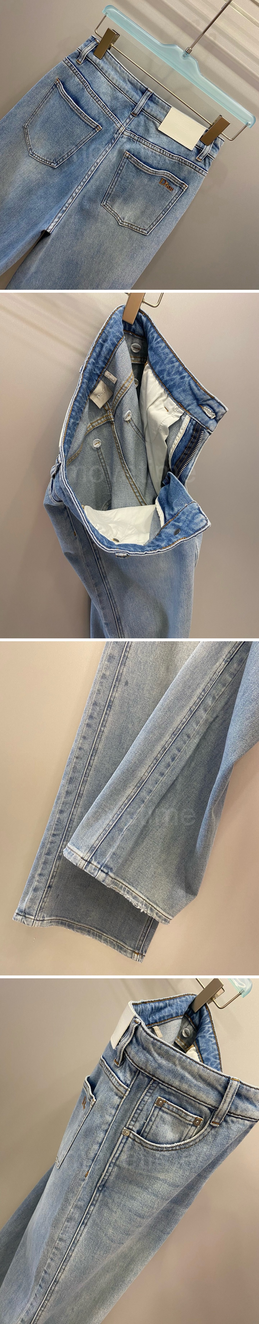 디올 여성 오버핏 데님 팬츠 진 청바지 26SS 상세이미지 3