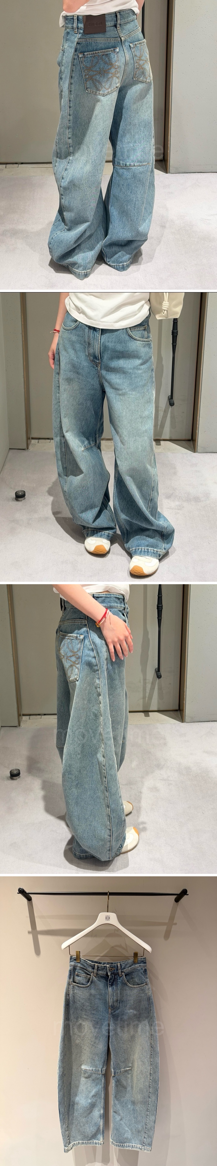로에베 여성 오버핏 데님 팬츠 진 청바지 26SS 상세이미지 2