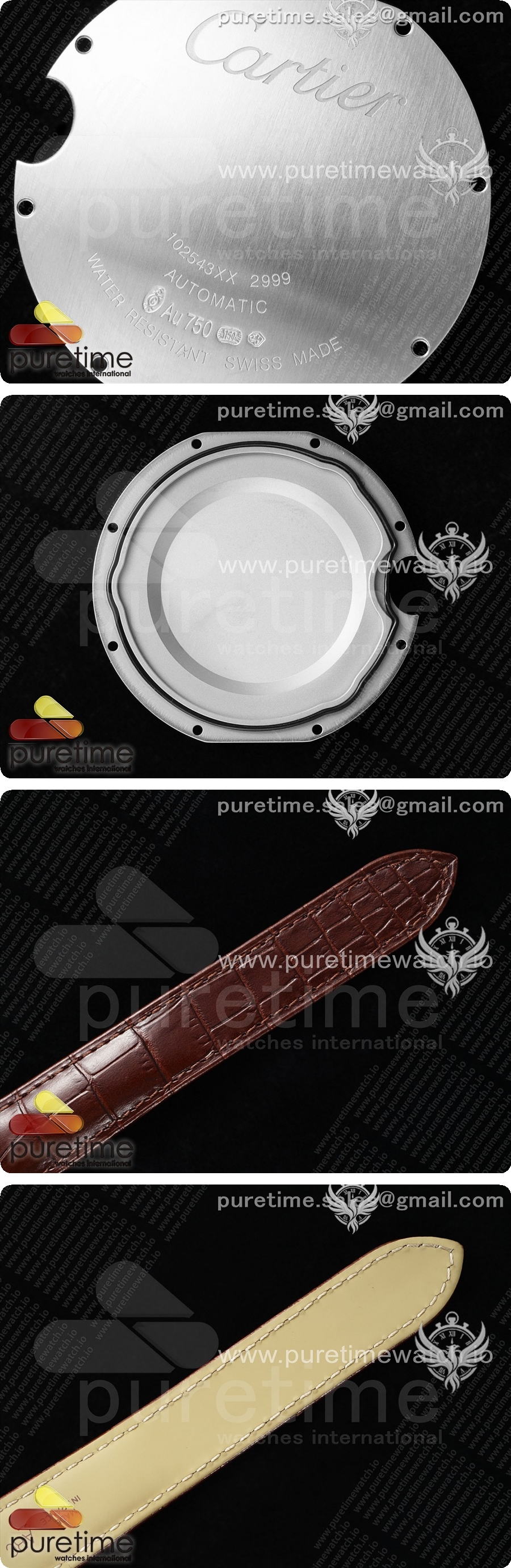 까르띠에 발롱블루 42mm 스테인리스 스틸 AF 1:1 베스트 에디션 화이트 텍스처 다이얼A2824 V5 상세이미지 7