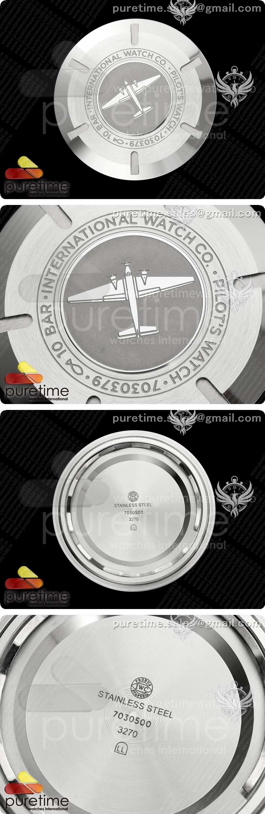 IWC Mark XX MZF 1:1 블랙 다이얼 SS 브레이슬릿 A2892 상세이미지 7