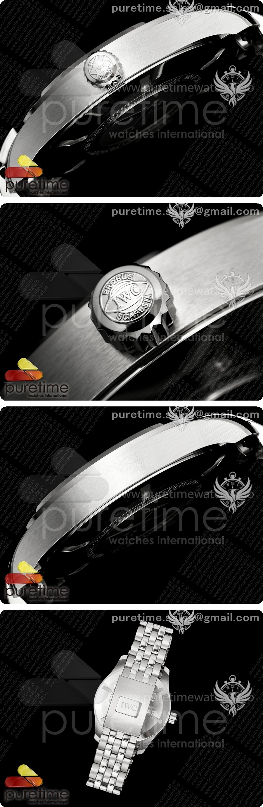 IWC Mark XX MZF 1:1 블루 다이얼 SS 브레이슬릿 A2892 상세이미지 4