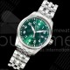 IWC Mark XX MZF 1:1 그린 다이얼 SS 브레이슬릿 A2892